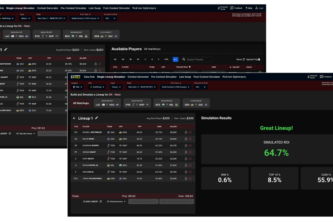 Simulation Dashboard
