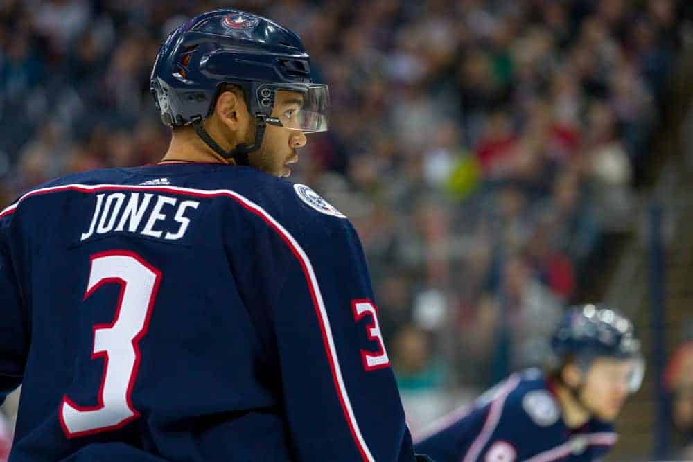 Awesemo's free FanDuel NHL DFS Picks cheat sheet for fantasy hockey lineups based on expert projections featuring Seth Jones 4/27/21.