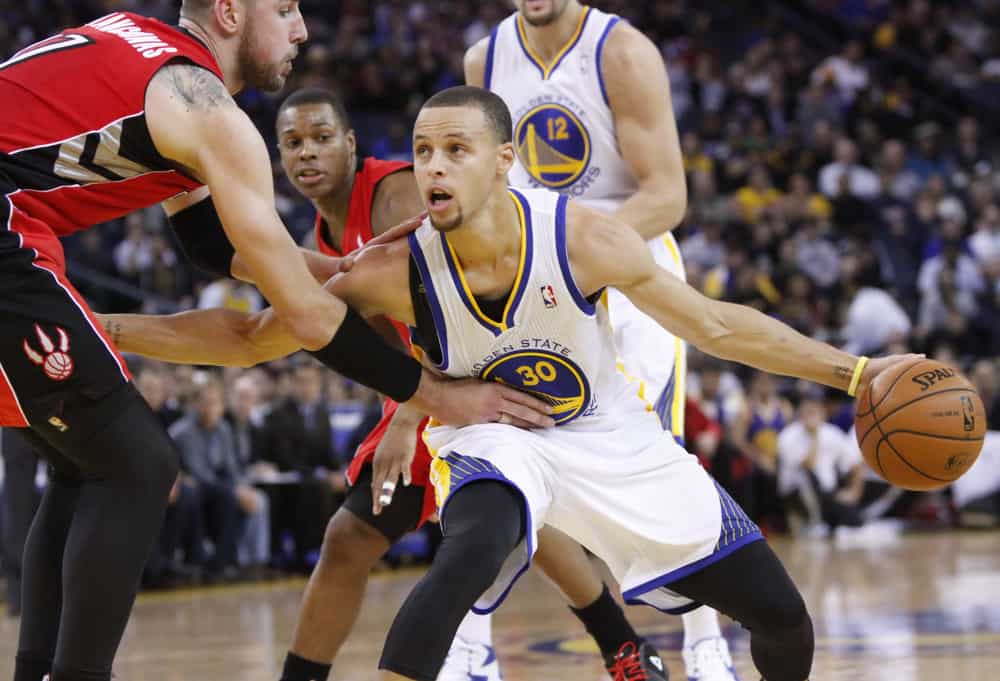 NBA DraftKings DFS lineup picks daily fantasy basketball cheat sheet for Monday May 10 with expert projections and ownership with Stephen Curry