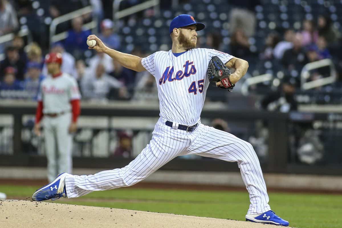 DraftKings DFS MLB picks like Zack Wheeler for September 26 MLB DFS based on projections and ownership from the number 1 DFS player.