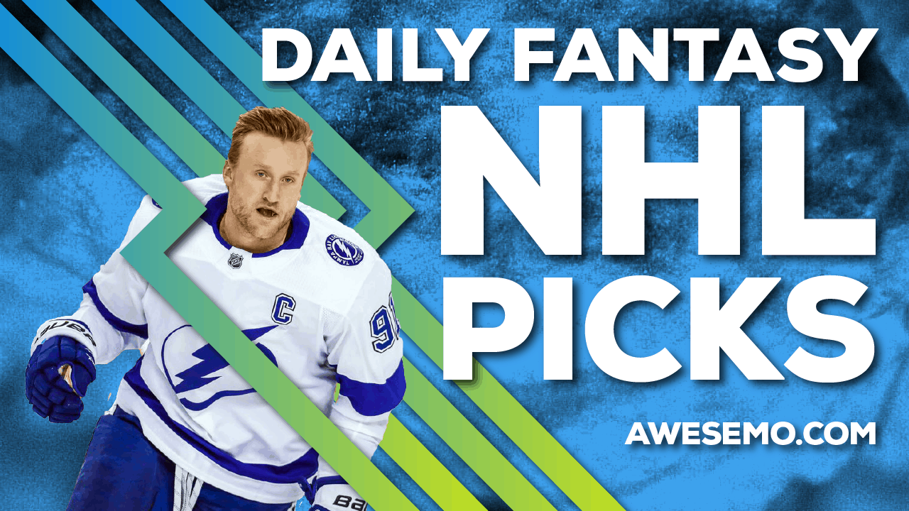 Awesemo's NHL DFS Strategy show breaks down the top DraftKings & FanDuel NHL picks for today's slate, including Steven Stamkos and more!