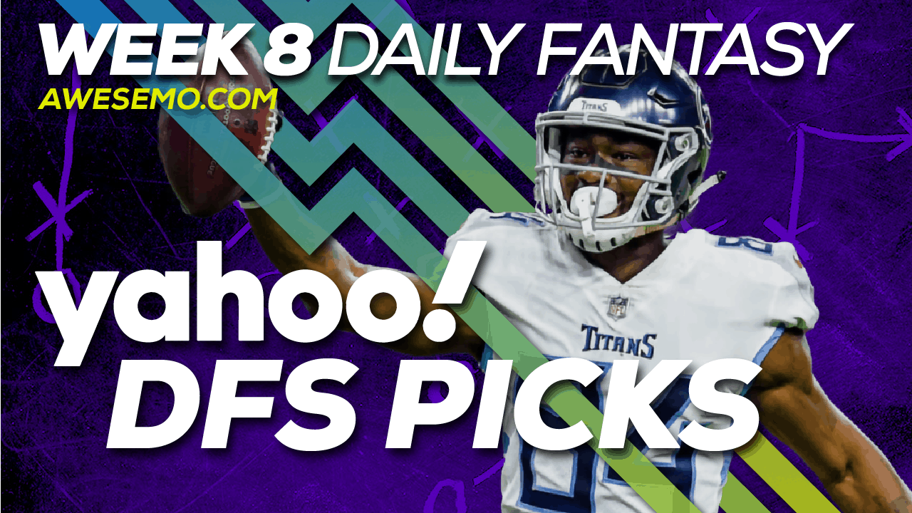 Chris Randone and Nolan Kelly sit down to discuss and make their selections for NFL DFS Picks for Yahoo for Week 8 of the NFL season.