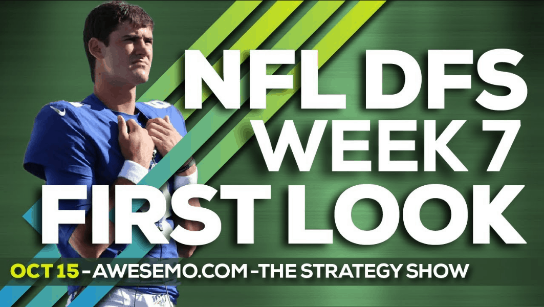 Loughy and Sal Vetri give out Week 7 NFL DFS Picks & go over the salaries on DraftKings, FanDuel and Yahoo for your Fantasy Football Lineups.