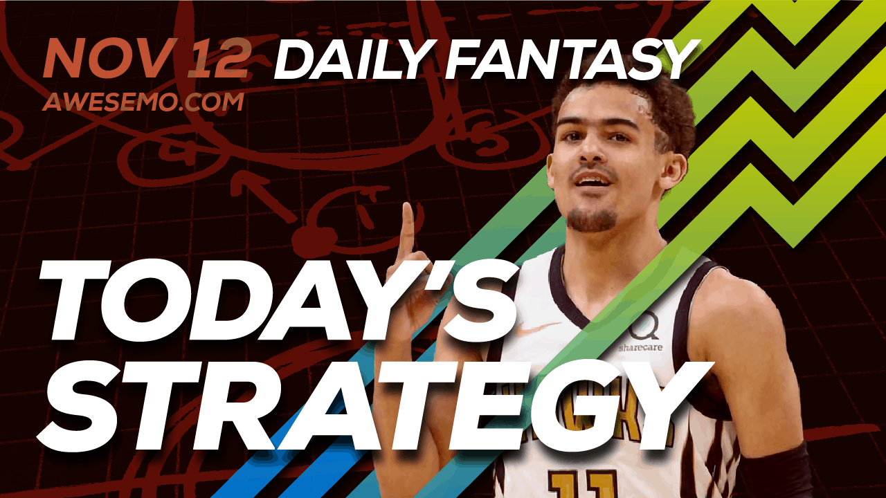 FREE Awesemo YouTube NBA DFS picks & content for daily fantasy lineups on DraftKings + FanDuel including Trae Young and more!