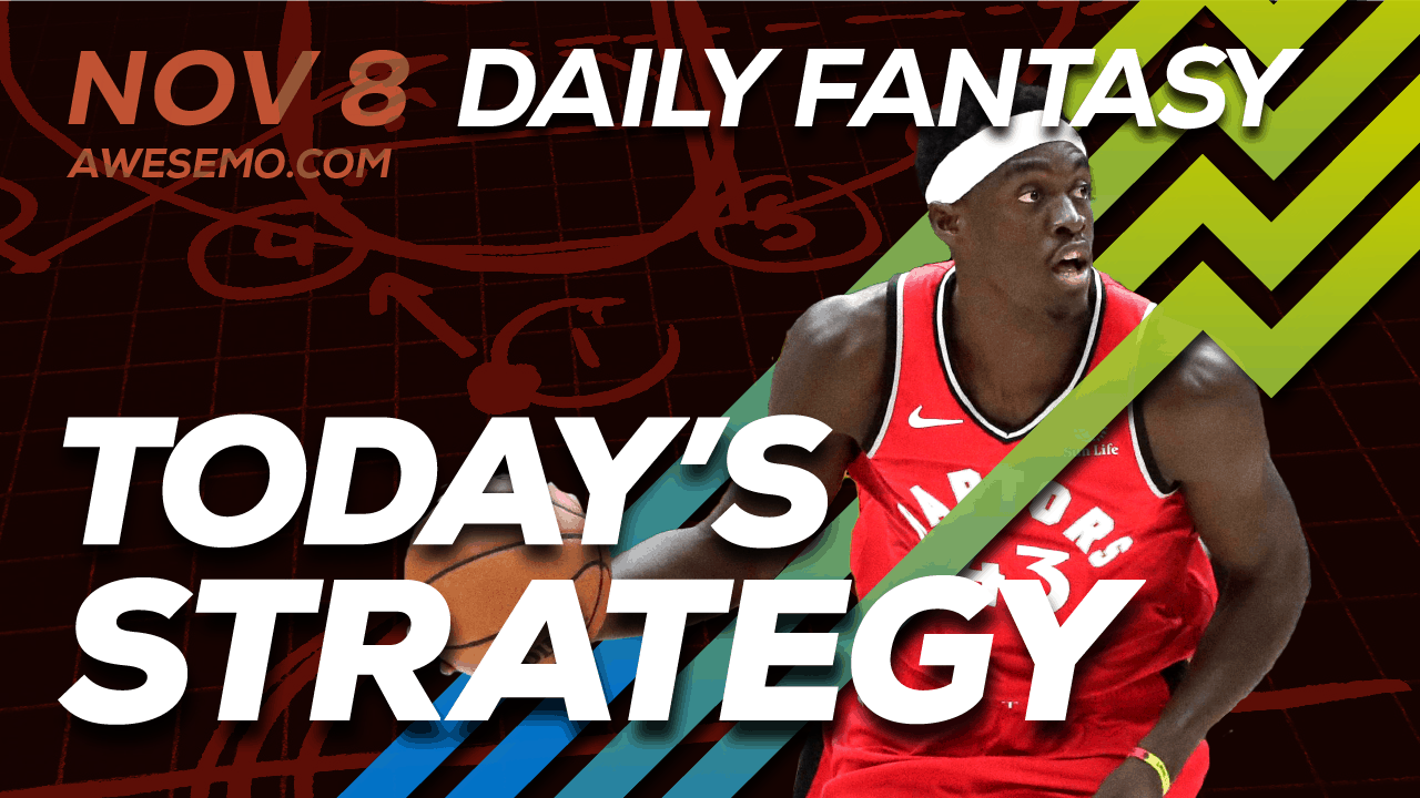 FREE Awesemo YouTube NBA DFS picks & content for daily fantasy lineups on DraftKings + FanDuel including Pascal Siakam and more!