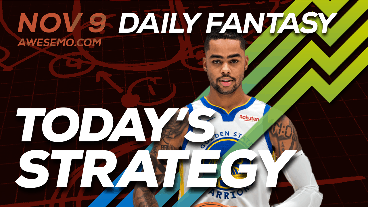 FREE Awesemo YouTube NBA DFS picks & content for daily fantasy lineups on DraftKings + FanDuel including D'Angelo Russell and more!