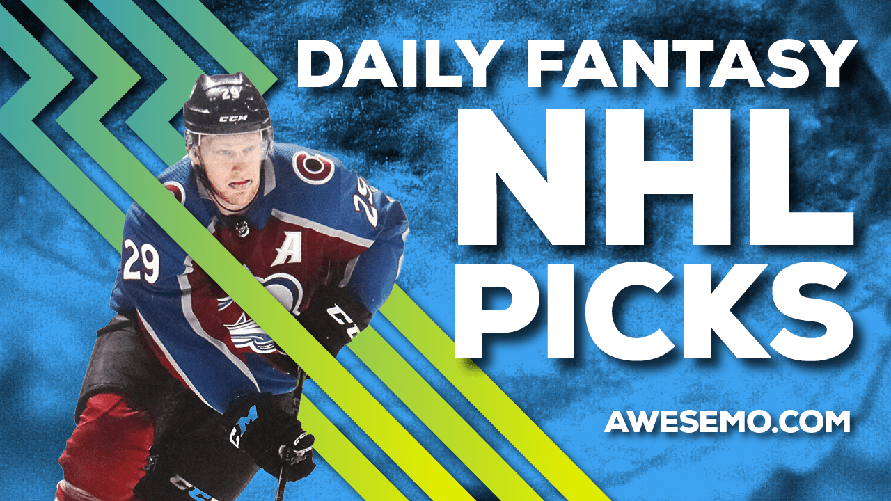 Awesemo's NHL DFS Strategy show breaks down the top DraftKings & FanDuel NHL picks for today's slate, including Nathan MacKinnon and more!