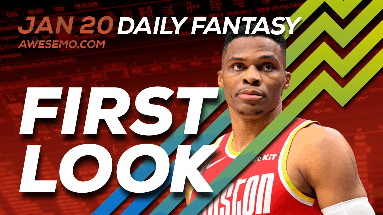 FREE Awesemo YouTube NBA DFS picks & content for daily fantasy lineups on DraftKings + FanDuel with Russell Westbrook, Andre Drummond + more!