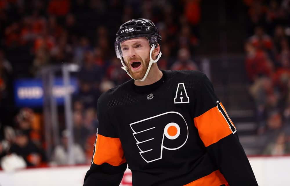 DraftKings and FanDuel NHL DFS picks for daily fantasy hockey lineups today Tuesday April 27 based on expert projections, predictions and ownership rankings with Sean Couturier