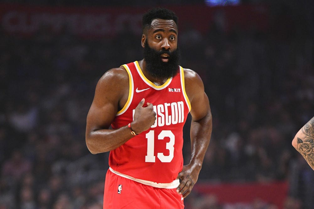 Awesemo brings the 1/10/21 NBA DraftKings Picks cheat sheet for daily fantasy basketball lineups on Jan. 10, including James Harden.