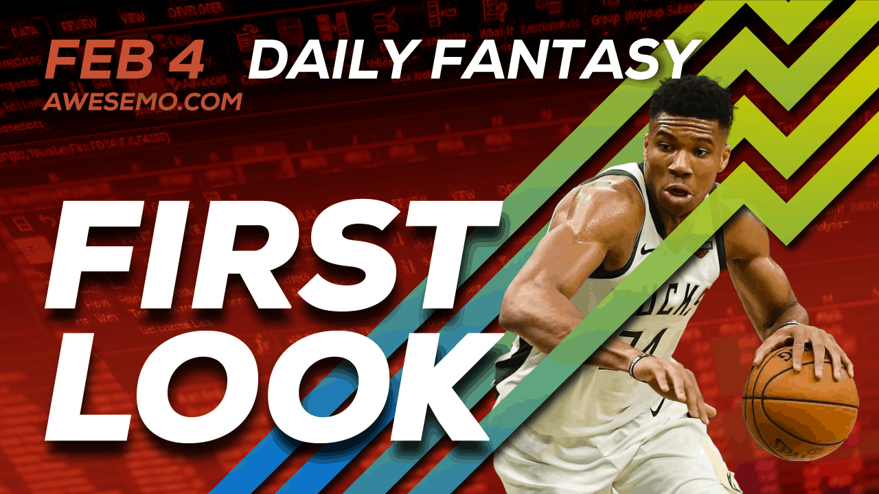 FREE Awesemo YouTube NBA DFS picks & content for daily fantasy lineups on DraftKings + FanDuel with Giannis Antetokounmp, James Harden + more
