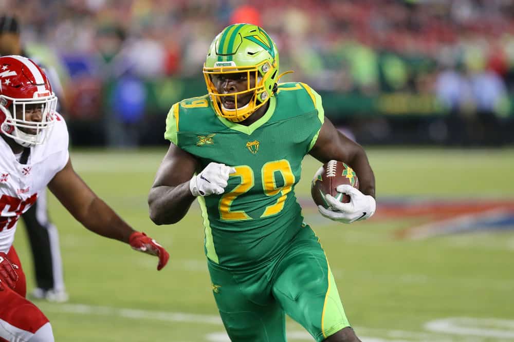 Chris Spags gives Week 5 XFL DFS Picks, including Jacques Patrick, in game-by-game daily fantasy lineups breakdowns for DraftKings + Fanduel