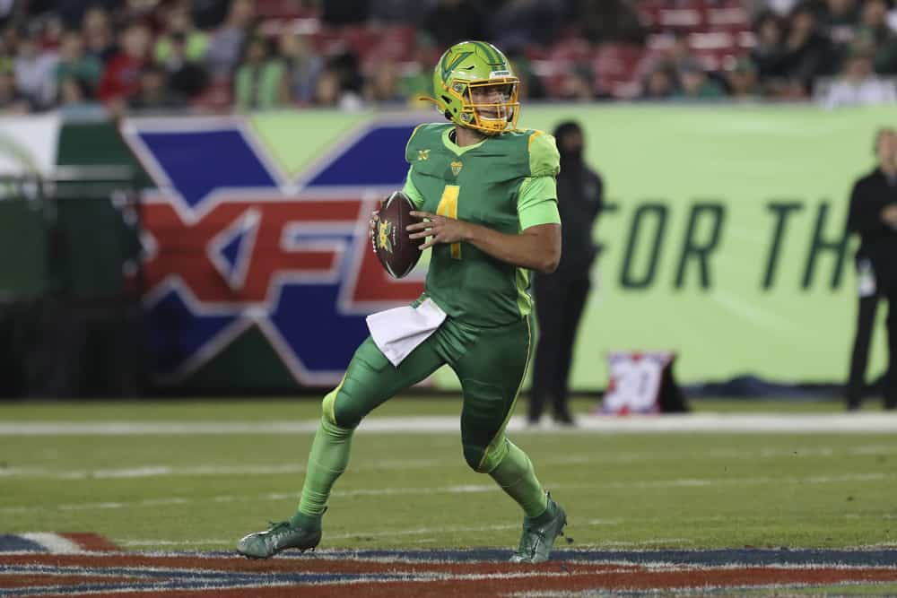 Chris Spags gives Week 6 XFL DFS Picks, including Taylor Cornelius, in game-by-game daily fantasy lineups breakdowns for DraftKings + Fanduel