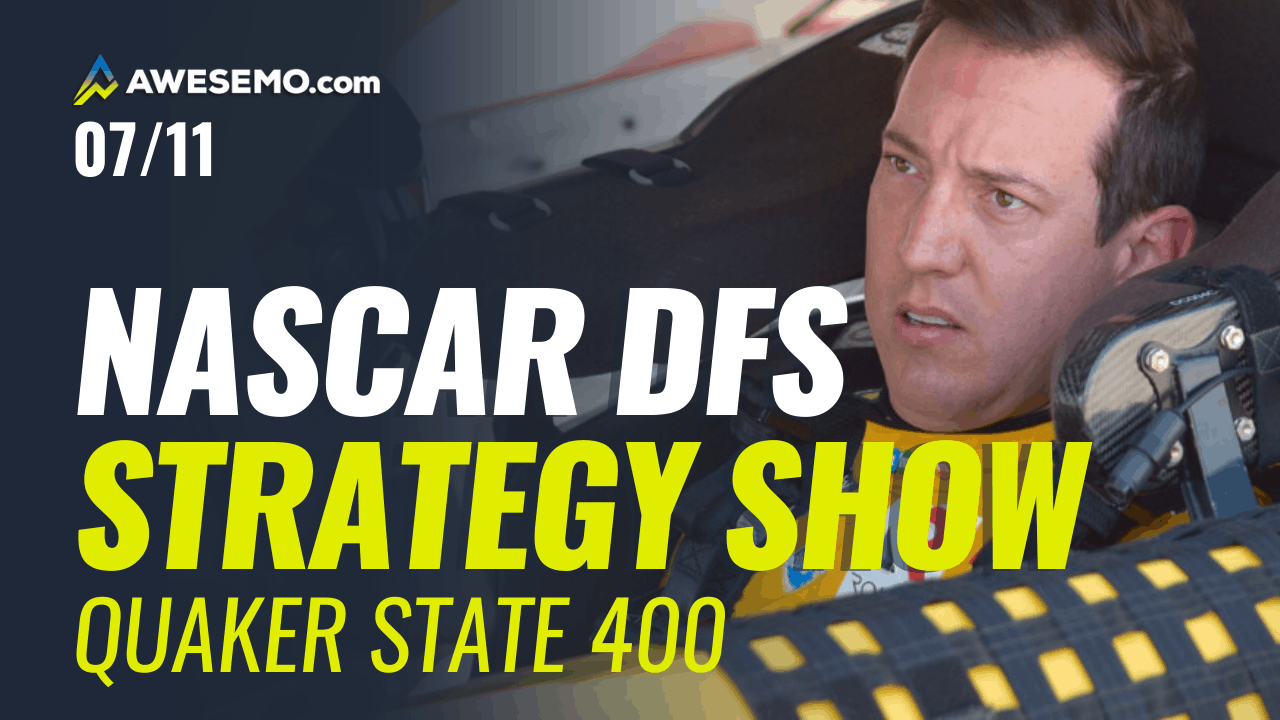 Alex Baker breaks down Sunday's Quaker State 400 DFS Slate with DraftKings and FanDuel NASCAR DFS Picks for daily fantasy lineups.