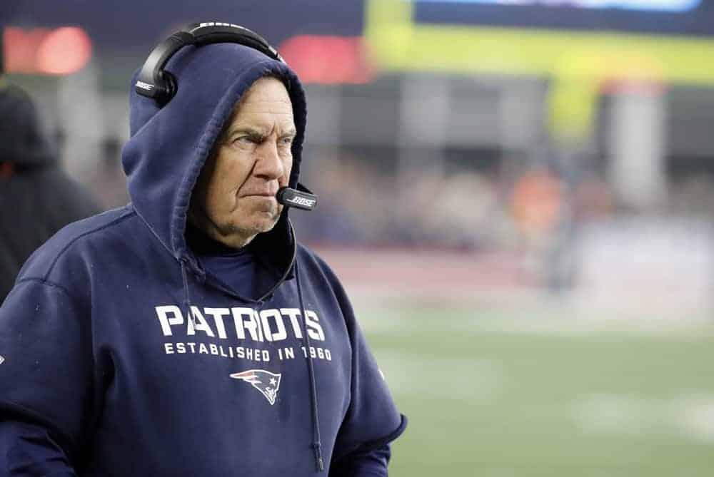 New England Patriots head coach Bill belichick is going viral after an extremely on-brand sidelinevideo from the Jets blowout win was revealed