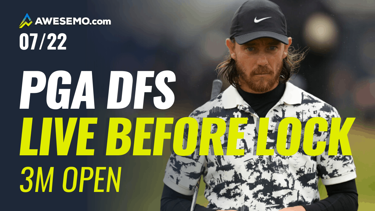 The PGA DFS Live Before Lock with Ben Rasa and Jason Rouslin for the 3M Open with PGA DFS picks for DraftKings, FanDuel & SuperDraft.