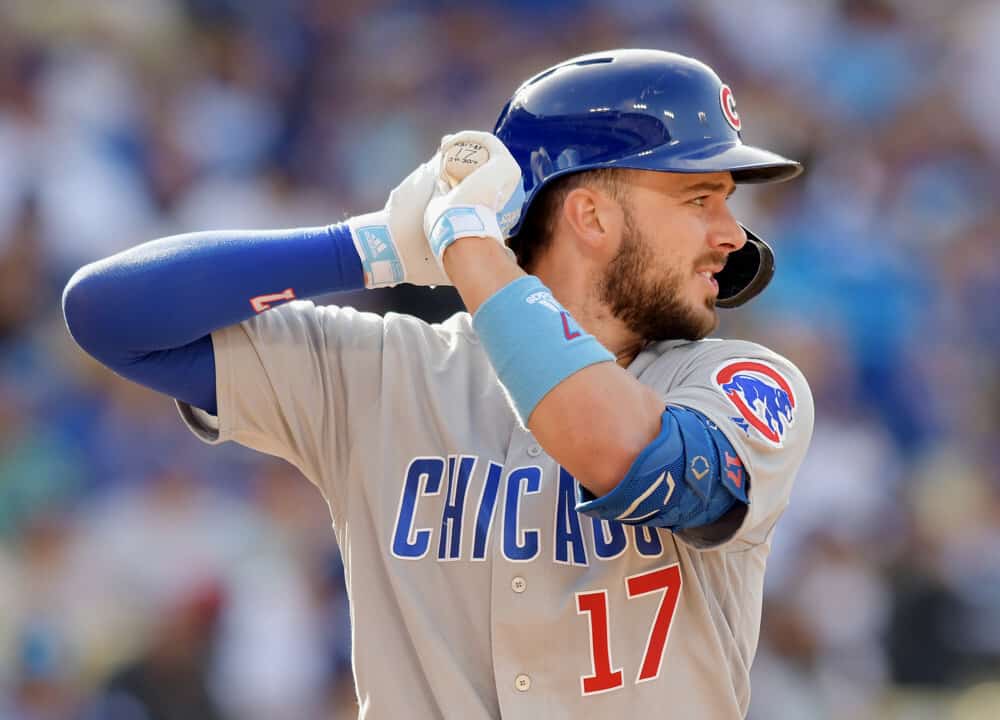 MLB DFS Picks, top stacks and pitchers for Yahoo, DraftKings + FanDuel daily fantasy baseball lineups, including Kris Bryant | Monday 6/14