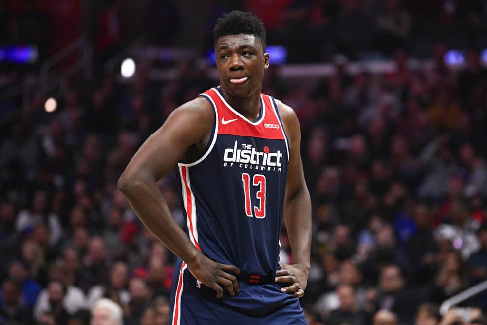 NBA DraftKings Picks for Daily Fantasy Basketball lineups on New Year's Day Thomas Bryant based on expert simulations and projections