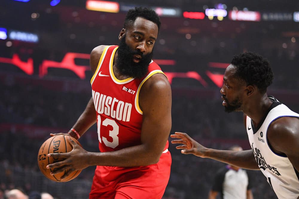 NFL DFS picks for DraftKings and FanDuel daily fantasy lineups for 1/4/21 based on expert ownership projections James Harden