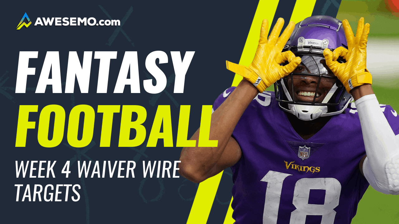 Mike Barner analyzes the Week 4 Fantasy Football wiaver wire pickups you need to bolster your rosters on ESPN, Yahoo and FFPC fantasy leagues