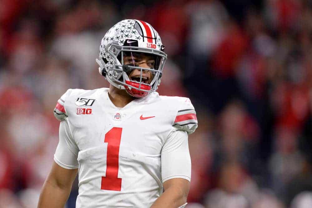 DraftKings CFB DFS Picks and COllege football betting picks for the National CHampionship game featuring Ohio State and Alabama