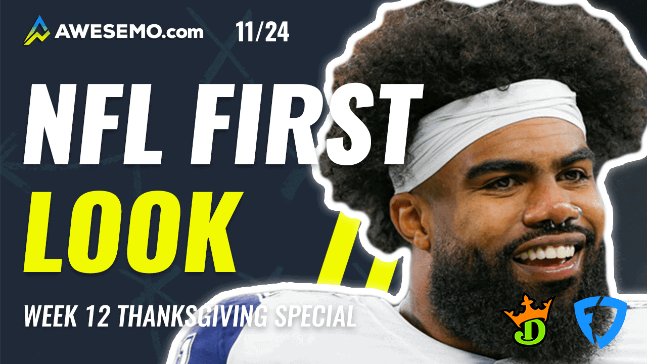 Thanksgiving NFL DFS picks first look for DraftKings and FanDuel slates