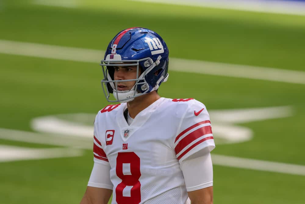 NFL Underdog Props Giants-49ers TNF: Can't Miss Daniel Jones Free Square