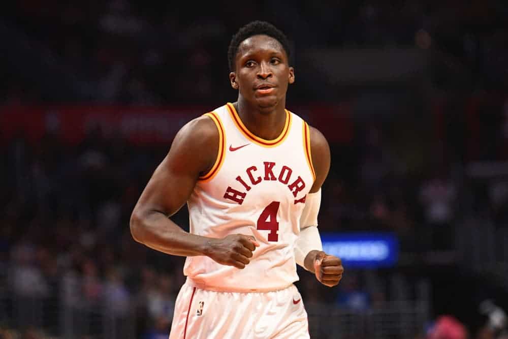 NBA FanDuel Picks and lineups for daily fantasy on Wednesday February 3 based off Josh Engleman's expert simulations and model with ownership projections on Victor Oladipo