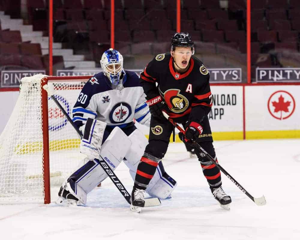 NHL DFS Picks Today: Brady Tkachuk Ottawa Senators