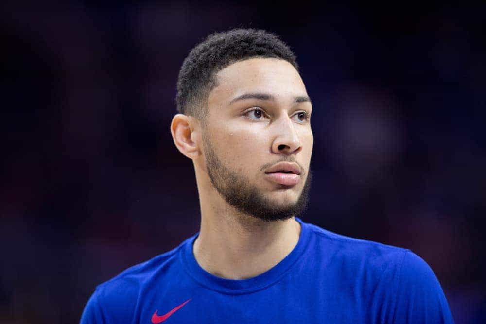 A video of Ben Simmons avoiding hecklers in Philadelphia while boarding the team bus to the stadium goes viral during his homecoming Thursday