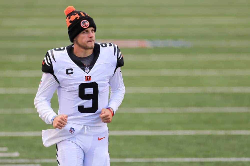 nfl-dfs-lineup-advice week-10 Joe-burrow-bengals