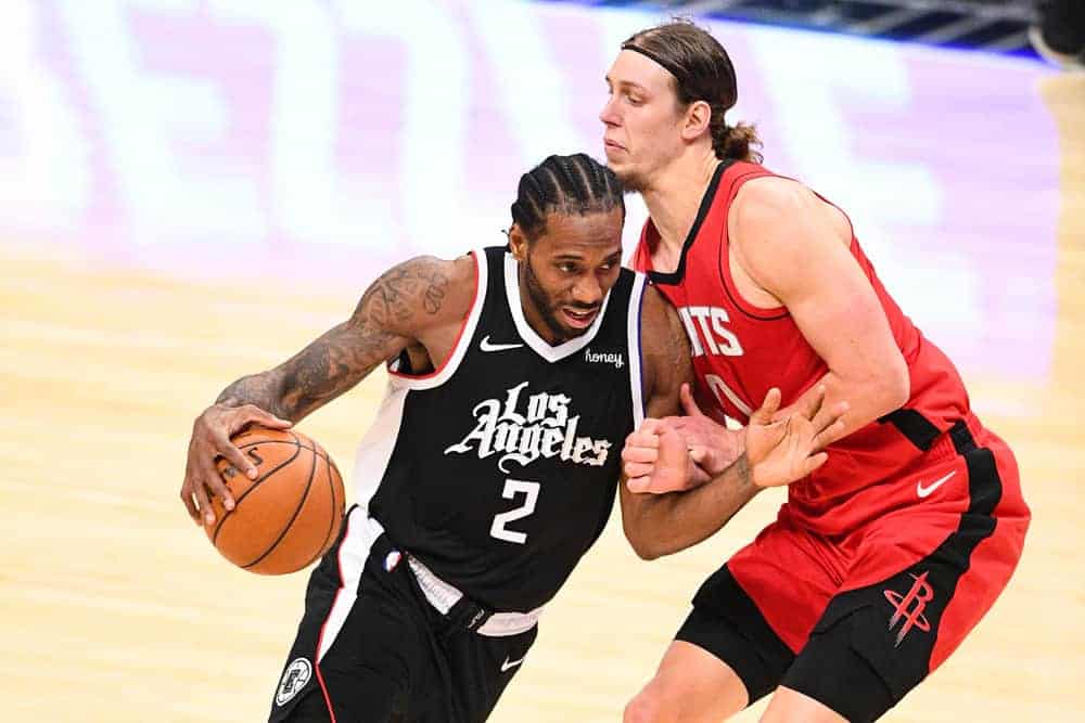NBA DraftKings Lineup picks DFS daily fantasy basketball top 5 rankings tonight Friday June 4 Western Conference Playoffs based on Josh Engleman's expert projections and simulations with Kawhi Leonard