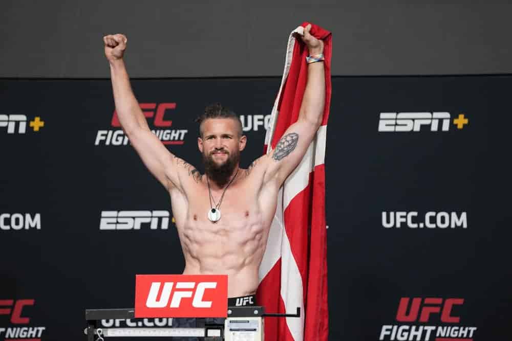 UFC DraftKings MMA DFS Picks Vegas 30 cheat sheet for this weekend's fight with Nicolas Dalby expert fantasy lineups projections ownership rankings Saturday June 26 2021