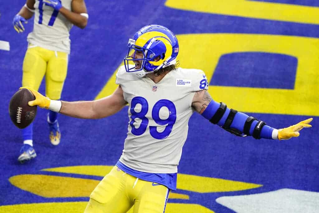 NFL Best Ball Best Tight Ends: Tyler Higbee, Rams Due (2023 Best Ball)
