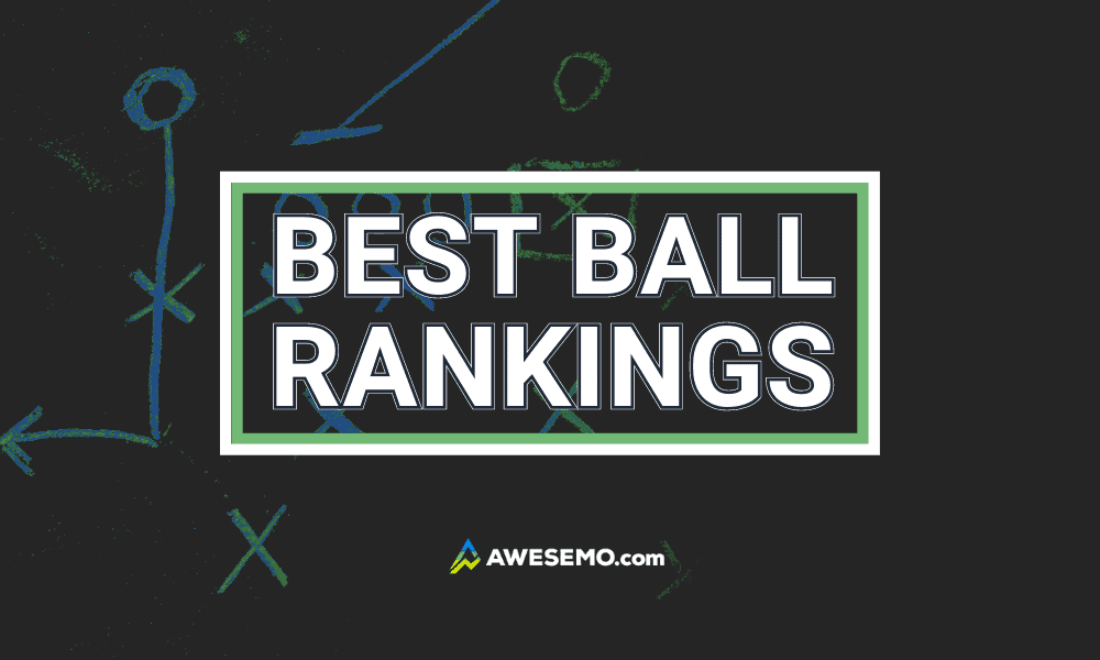2022 best ball fantasy football rankings Awesemo fantasy football advice 2022