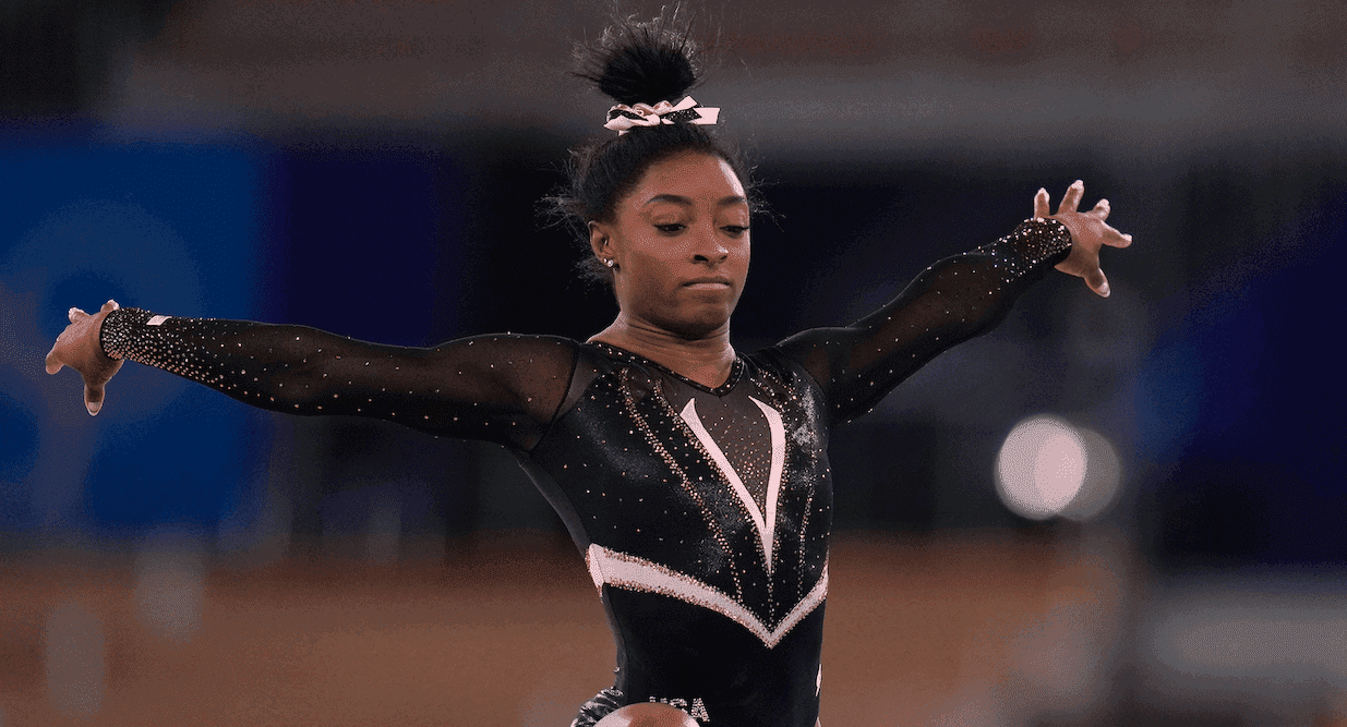 Simone Biles took to social media to share her feelings after making a few mistakes in the early going during the Tokyo Olympics