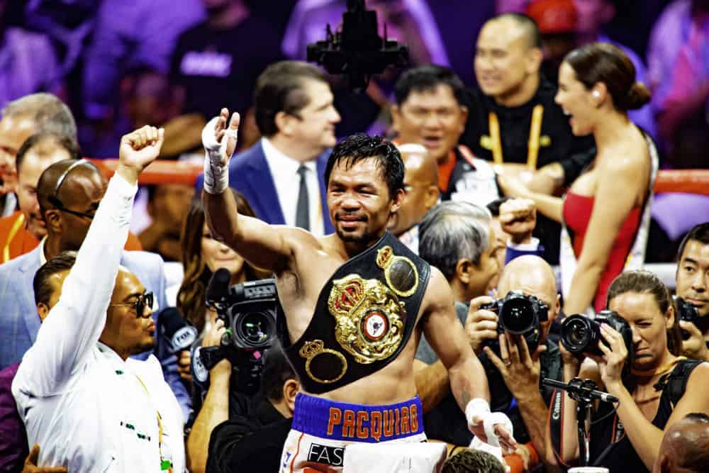 Manny Pacquiao's wife, Jinkee, posted a video to Instagram of her spoon-feeding him following his beating at the hands of Yordenis Ugas