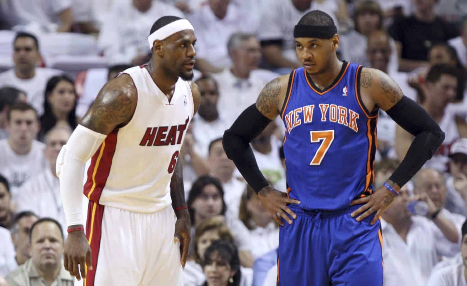 Carmelo Anthony revealed what LeBron James told him during to recruitment pitch to get him to the Los Angeles Lakers this offseason