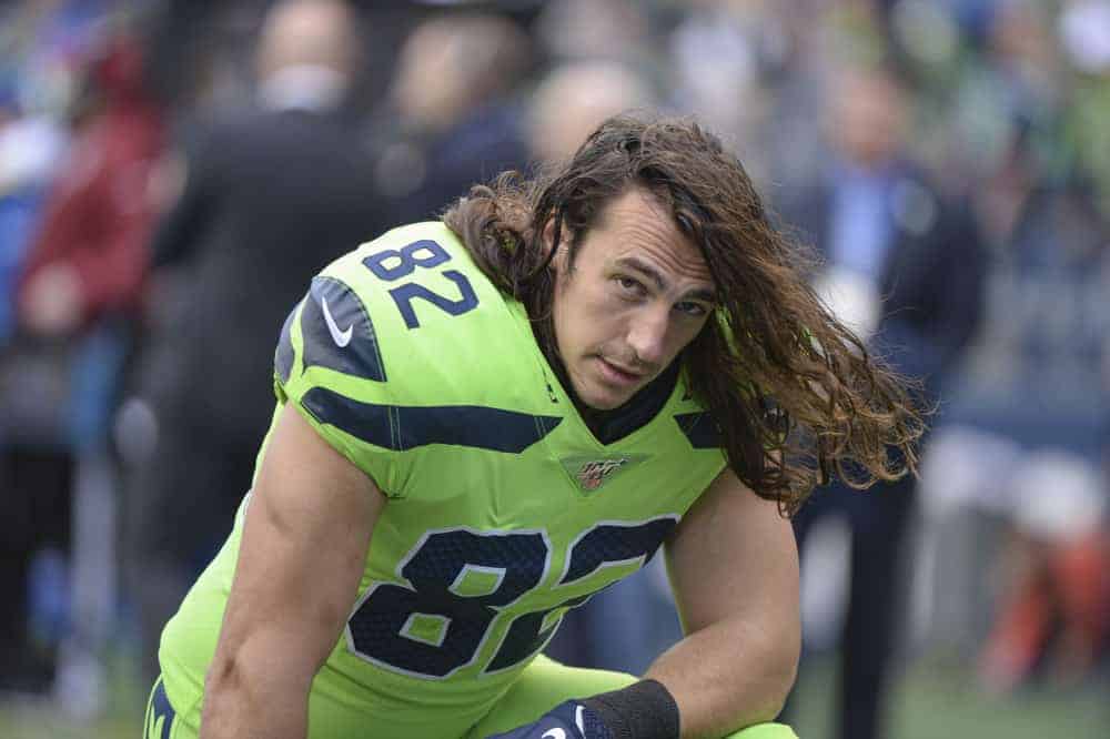 Seattle Seahawks veteran tight end Luke Willson hilariously describes his decision to retire from the NFL one day after signing a new contract