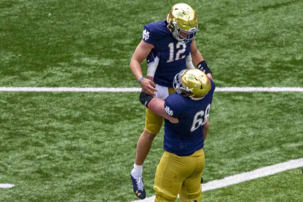 College Football DFS notre Dame Tyler Buchner