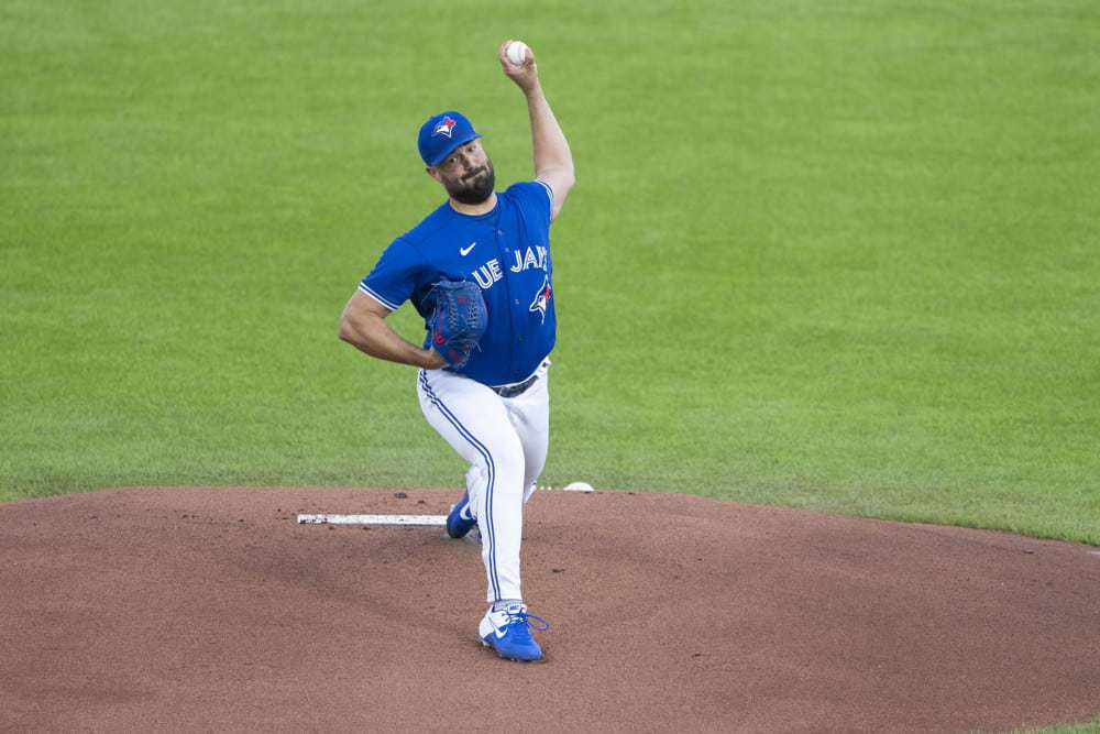 Blue Jay pitcher Robbie Ray was heavily trolled for throwing a dud against the Yankees on Thursday, and his pants were the butt of many of the jokes