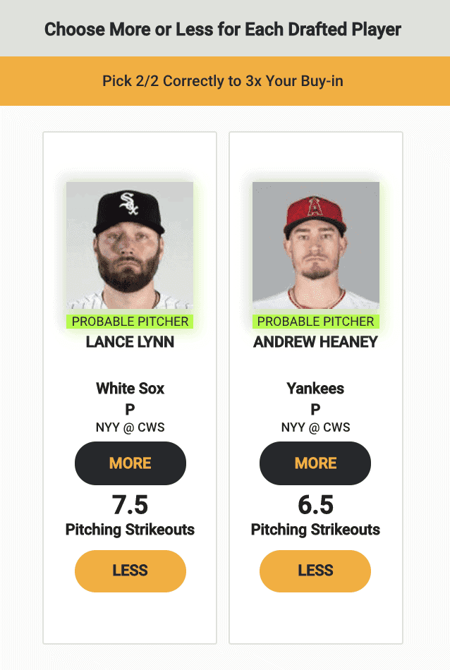 MLB DFS fantasy baseball rankings free field of dreams white sox yankees Lance Lynn Strikeouts prop bets las vegas betting odds lines best mlb bets today