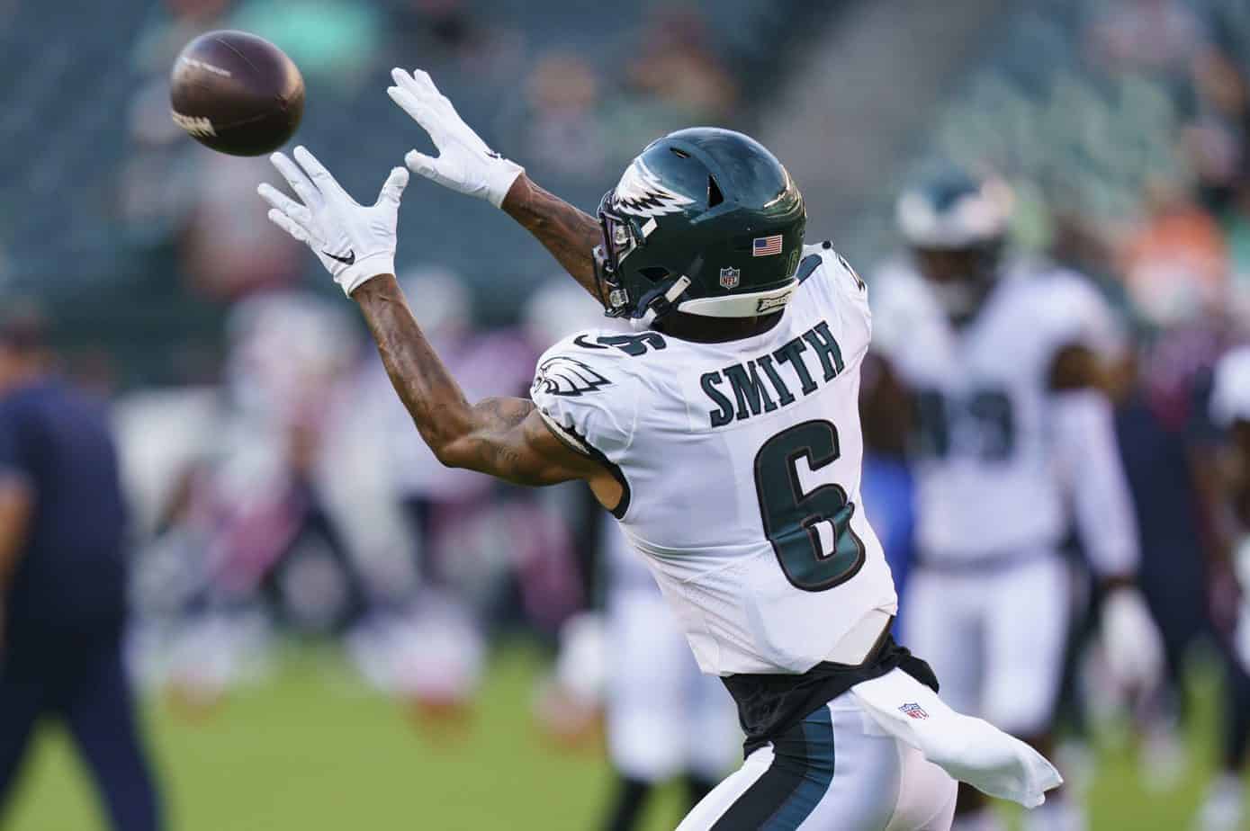 A.J. Brown-DeVonta Smith: Which Eagles Receiver Ranks Better in DFS?