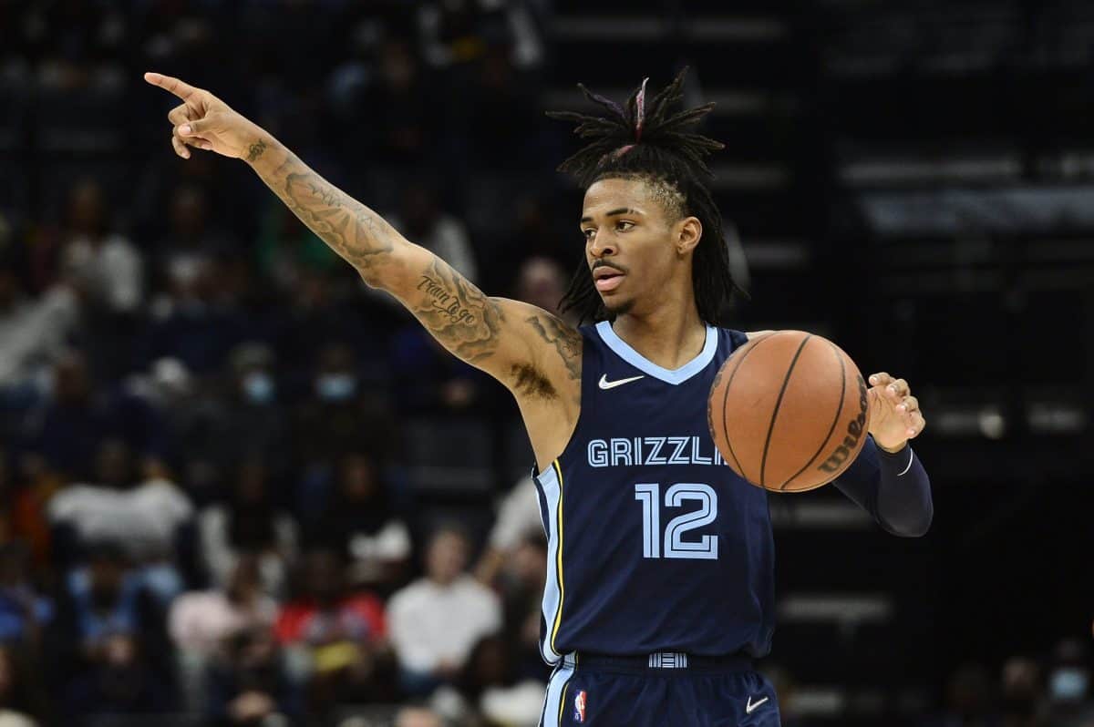 Stokastic runs over some of the best NBA DFS contrarian picks and plays for daily fantasy basketball lineups like Ja Morant..