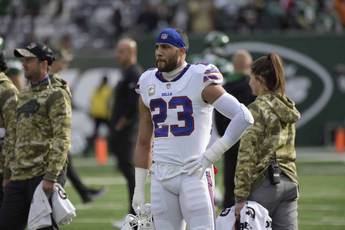 Buffalo Bills safety Micah Hyde explained why he was so upset with a reporter's question following the Monday Night Football loss to the Patriots