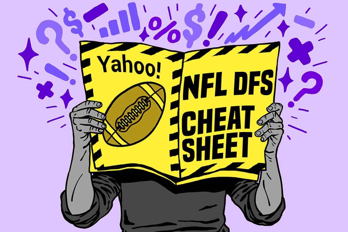 Free Yahoo NFL DFS Picks Week 6 cheat sheet. Daily fantasy lineups using expert DFS lineup optimizer projections, & ownership Today Wild Card Weekend NFL Playoffs Yahoo NFL DFS, Yahoo Fantasy, Yahoo NFL Daily fantasy football, Yahoo fantasy football, fantasy football picks, Yahoo NFL DFS picks