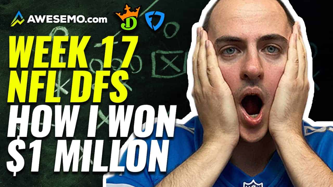 NFL DFS DraftKings Millionaire Maker Awesemo Alex Baker WINS $1 million DraftKings, DraftKings NFL, DraftKings Fantasy Football, NFL DraftKings, NFL Fantasy, DraftKings Millionaire Maker, DraftKings Milly Maker, DraftKings Milli Maker, DraftKings Football, How to win DraftKings Millionaire Maker, How to become a millionaire, fantasy football advice,