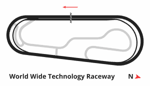 World Wide Technology Raceway track diagram 2022 NASCAR Fantasy DFS Picks 