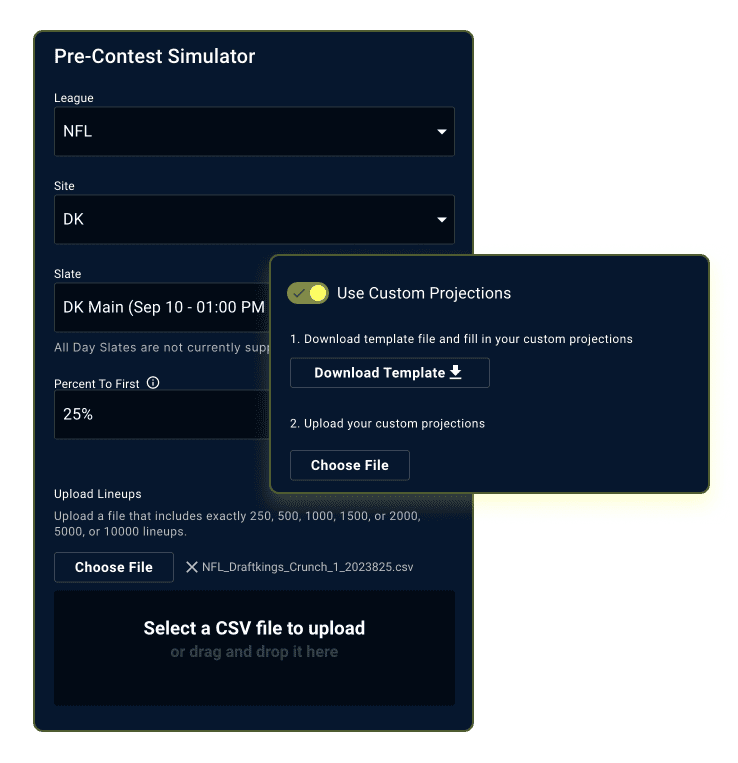 NFL-Pre-contest-settings-image NFL DFS Pre-Contest Simulations