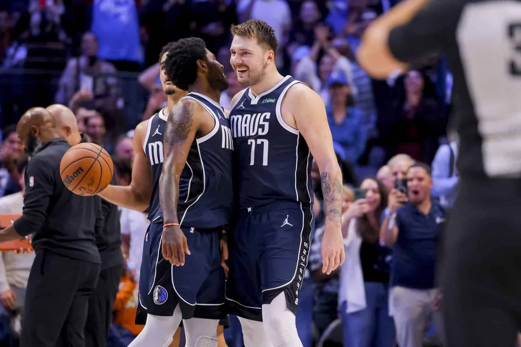 NBA DFS Picks & Building Blocks: Luka and Kyrie (April 23)